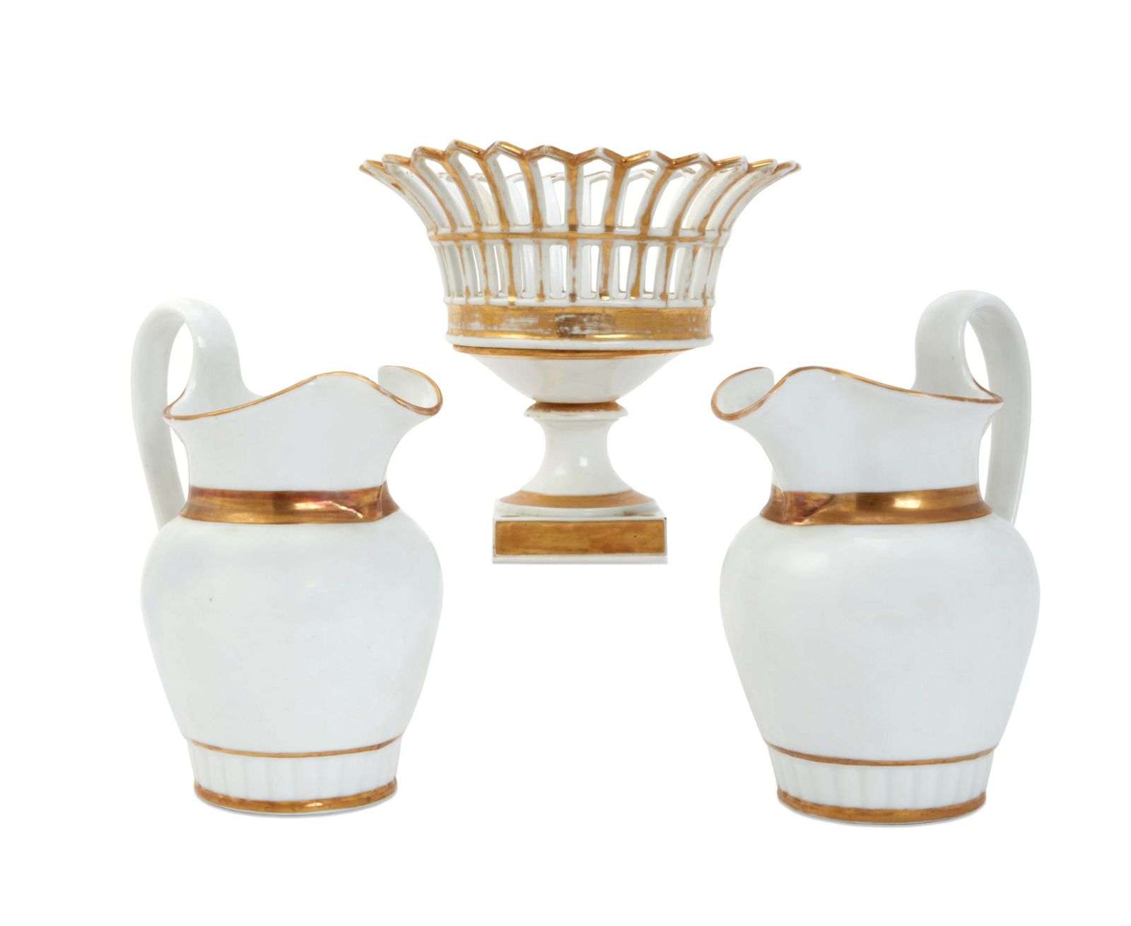THREE TUCKER PORCELAIN
