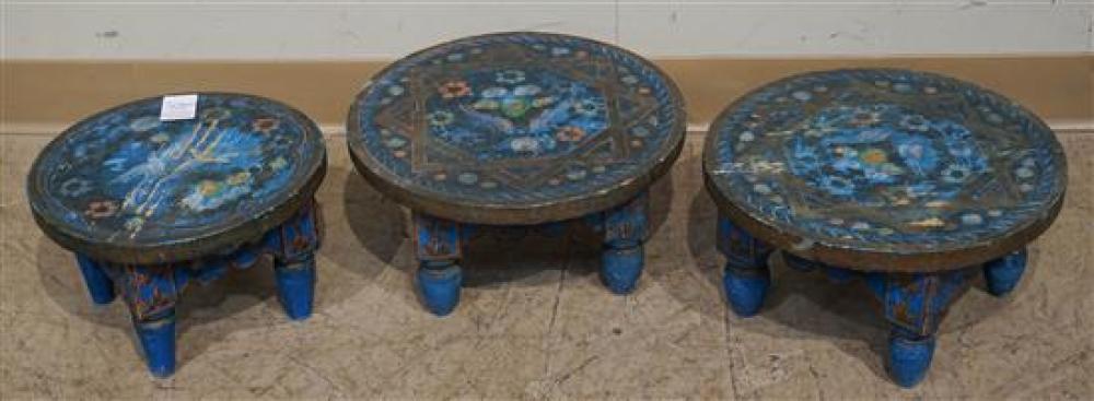 THREE TUNISIAN DECORATED