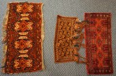 THREE TURKOMAN BAG FACES LARGE