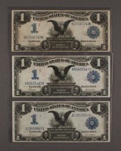 Three United States $1.00 Silv