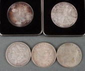 Three United States Morgan typ
