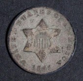 Three United States silver thr