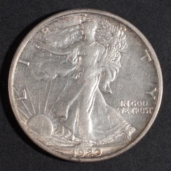 Three United States walking Liberty
