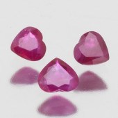THREE UNMOUNTED 1.68 CT TOTAL