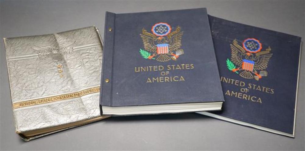 THREE U.S. STAMP ALBUMSThree U.S.