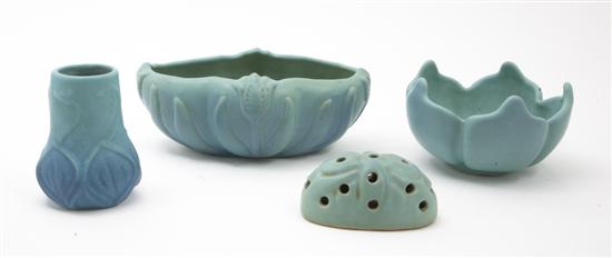 Three Van Briggle Pottery Vases