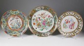 THREE VARIOUS CHINESE FAMILLE