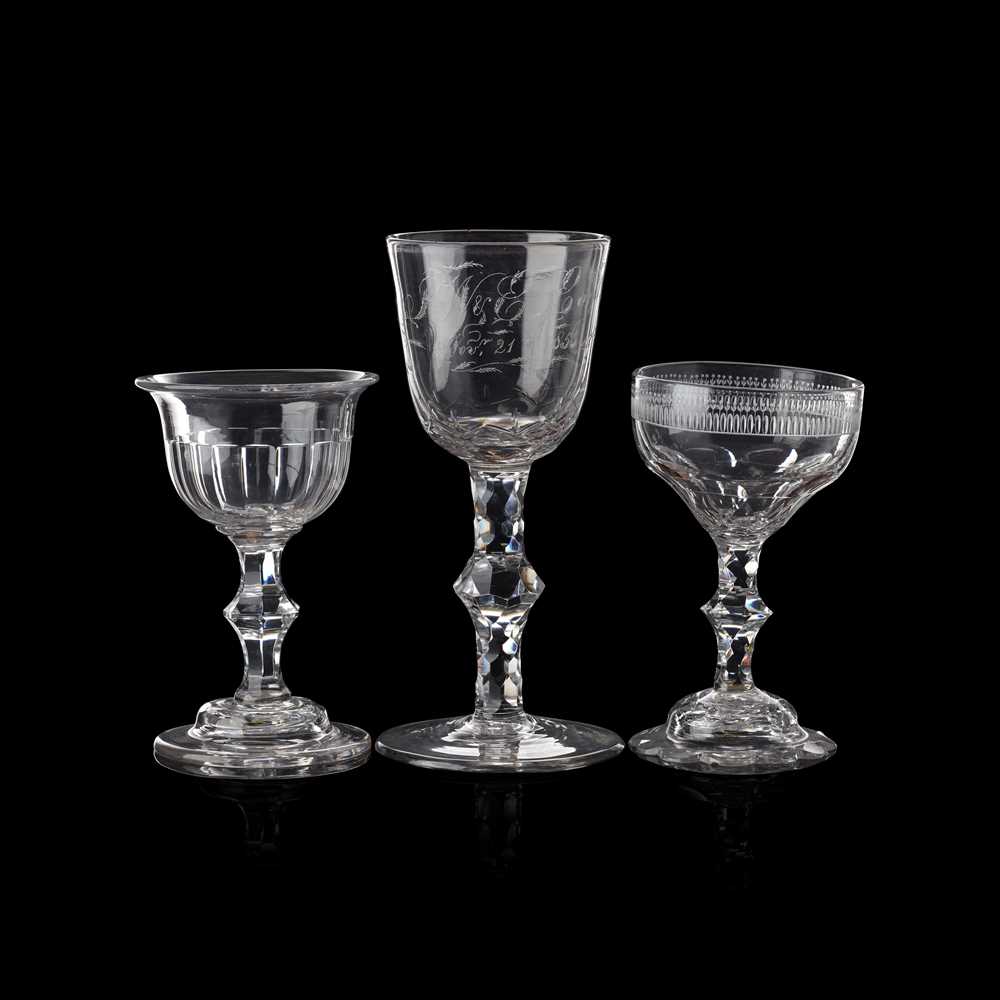 THREE VARIOUS GEORGIAN FACET