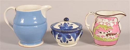 THREE VARIOUS PIECES OF CHINA.Three