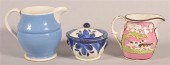 THREE VARIOUS PIECES OF CHINA.