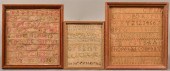 THREE VARIOUS SMALL NEEDLEWORK