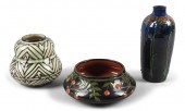 THREE VASES BY MAX LAEUGER, CI