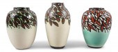 THREE VASES BY MAX LAEUGER, CI