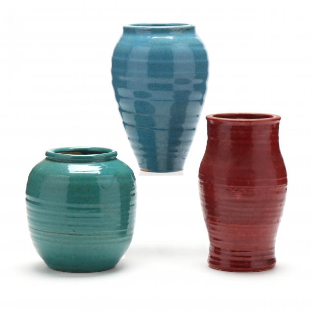 THREE VASES, SUNSET MOUNTAIN
