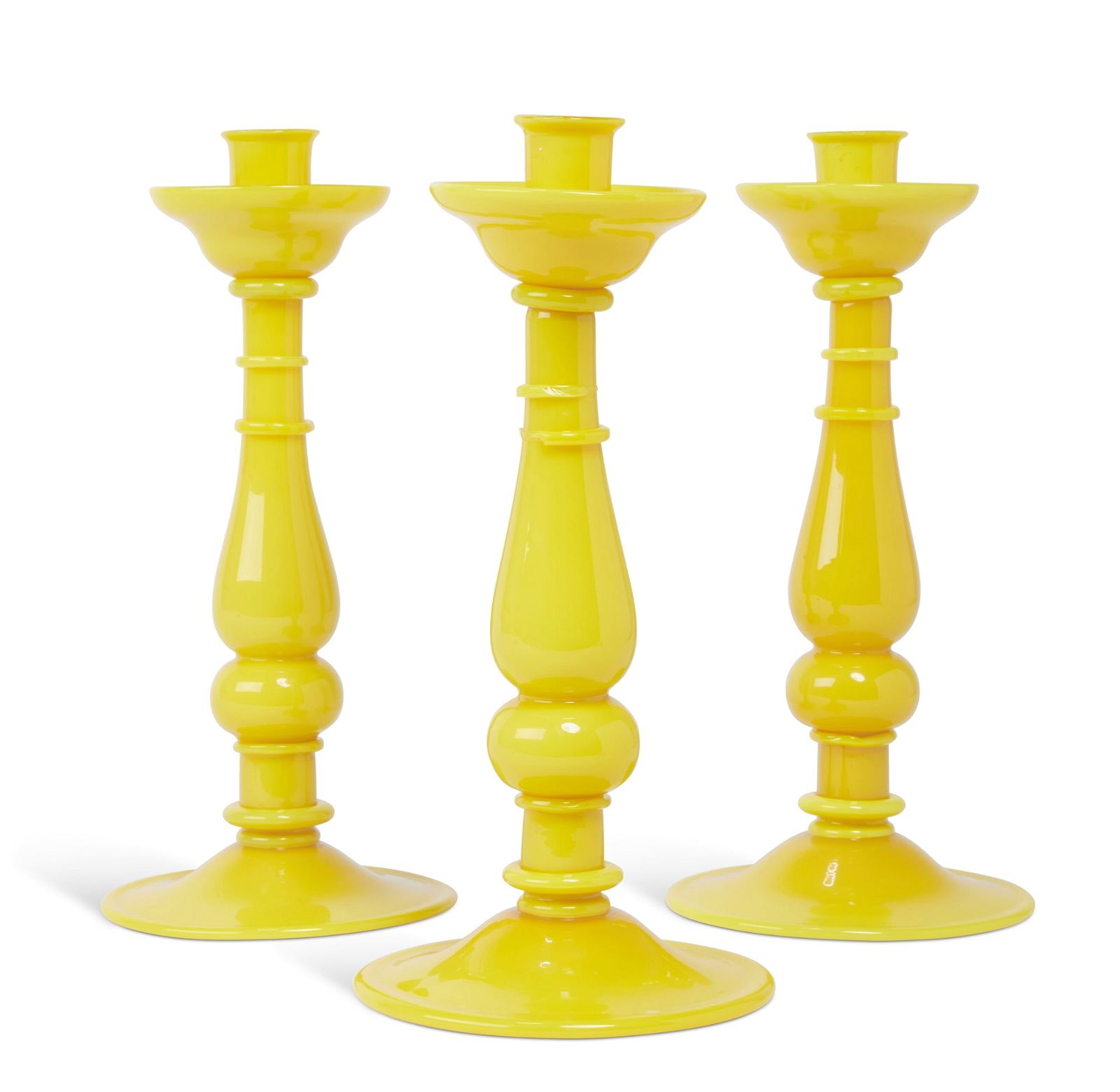THREE VENETIAN CANARY YELLOW