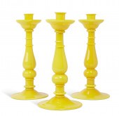THREE VENETIAN CANARY YELLOW G