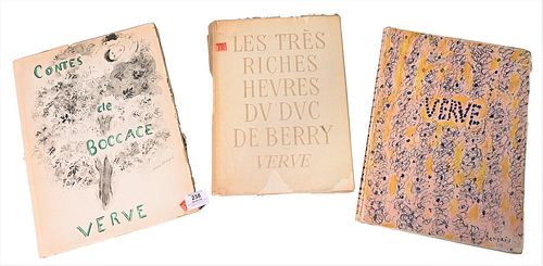 THREE VERVE BOOKS, TO INCLUDE