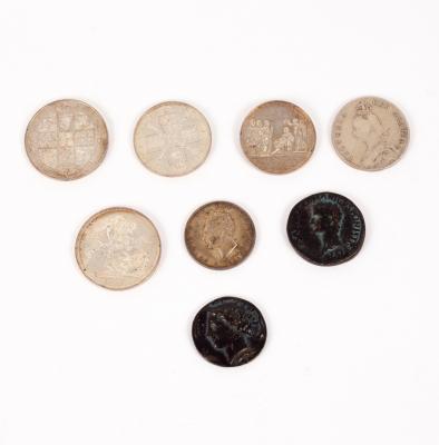 Three Victoria Crowns, a George