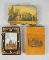 Three Victorian card cases