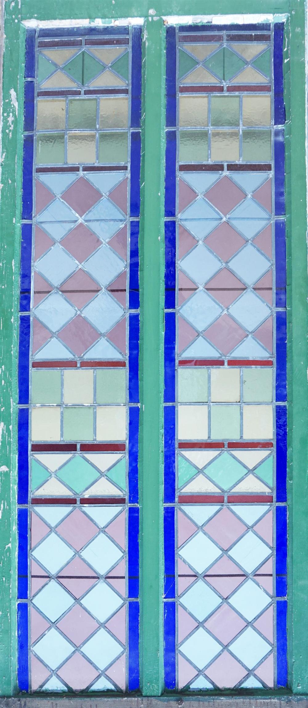 THREE VICTORIAN GEOMETRIC PATTERN