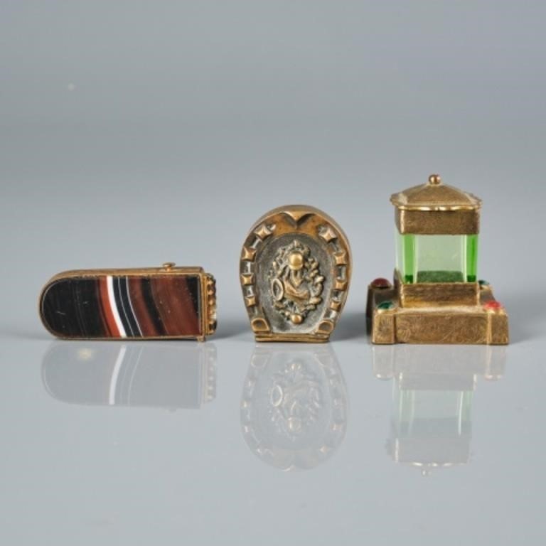 THREE VICTORIAN MATCH SAFESOne