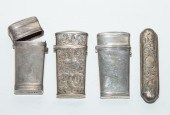 THREE VICTORIAN SILVER TWO-BLA
