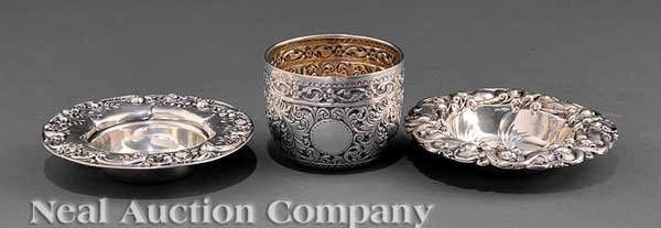 Three Victorian Sterling Silver