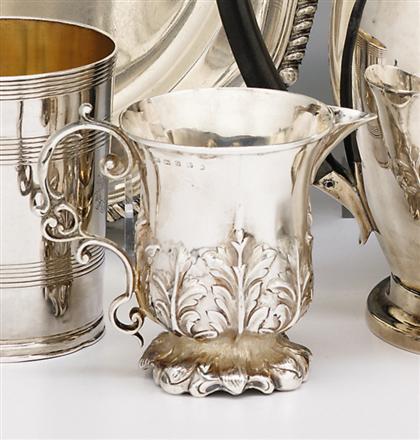 Three Victorian sterling silver