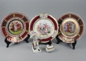 THREE VIENNA STYLE CABINET PLA