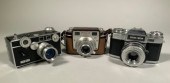 Three vintage 35mm film camera
