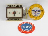 THREE VINTAGE ADVERTISING ITEM
