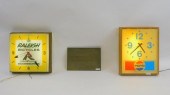 THREE VINTAGE ADVERTISING ITEM