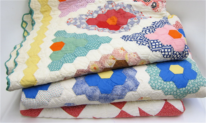 THREE VINTAGE AMERICAN HAND CRAFTED