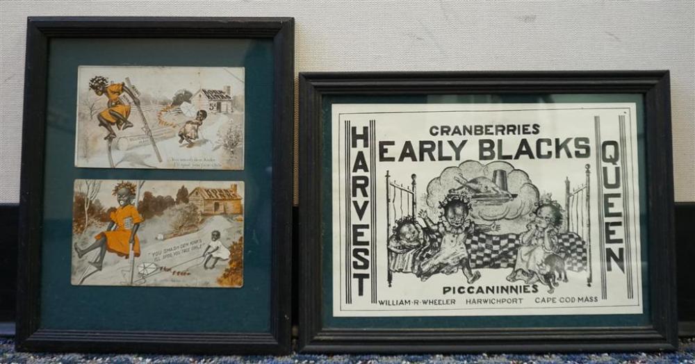 THREE VINTAGE BLACK MEMORABILIA