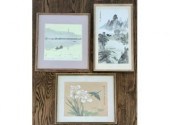 Three vintage Chinese artworks