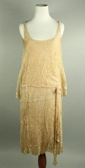 THREE VINTAGE DECO STYLE DRESS
