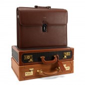 THREE VINTAGE ITALIAN LEATHER