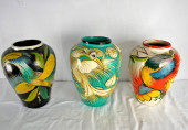 THREE VINTAGE MEXICAN TONALA P
