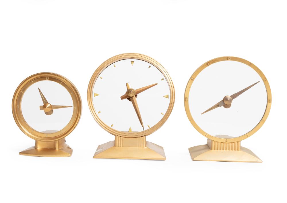 THREE VINTAGE MYSTERY CLOCKSThree