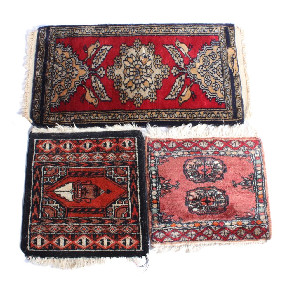 THREE VINTAGE PAKISAN BOKARA AND