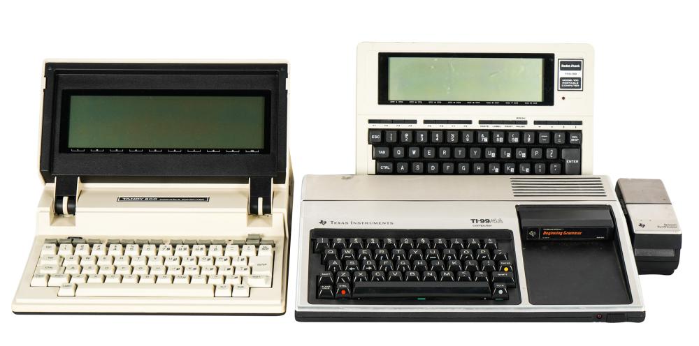 THREE VINTAGE PORTABLE