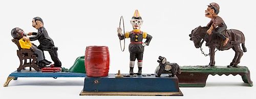 THREE VINTAGE REPRODUCTION CAST