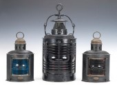 Three Vintage Ships Lanterns T