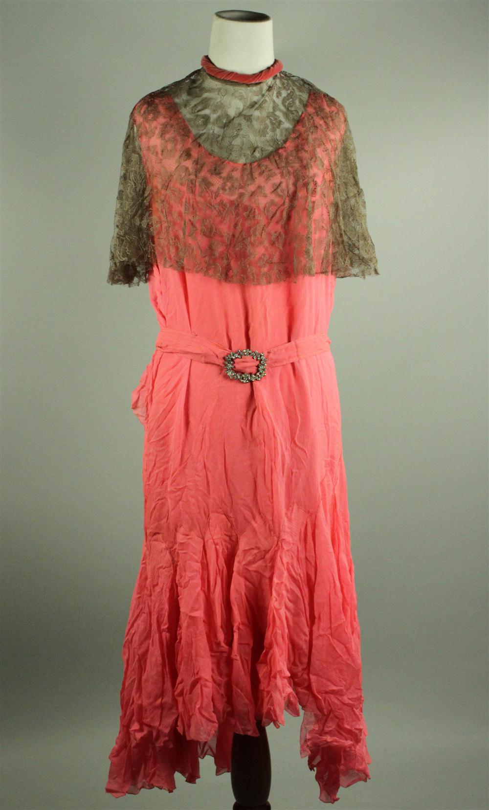 THREE VINTAGE TEA DRESSES EARLY