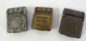 THREE VINTAGE TIN ADVERTISING