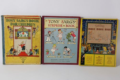 THREE VINTAGE TONY SARG ILLUSTRATED