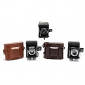 THREE VINTAGE ZEISS IKON IKONT