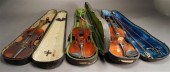 THREE VIOLINS WITH THREE BOWS