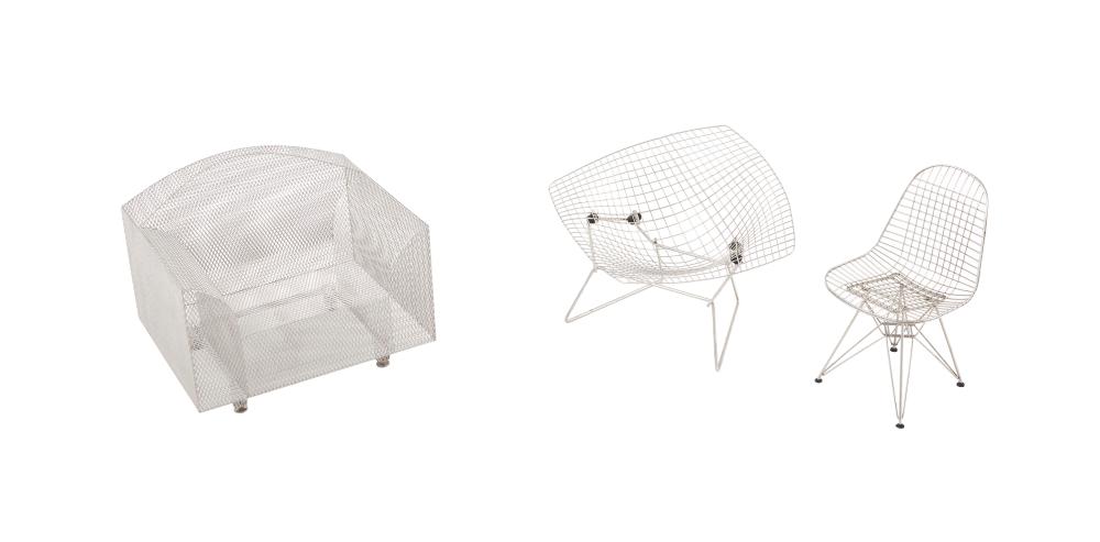 THREE VITRA DESIGN MUSEUM MINIATURE