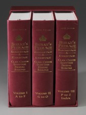 Three Volumes [Burke's Peerage